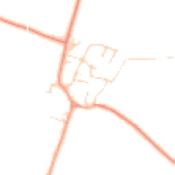 Daytime road noise heatmap for OX17 1PL