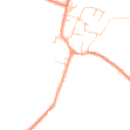 Daytime road noise heatmap for OX17 1PP