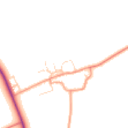 Daytime road noise heatmap for OX17 1QR
