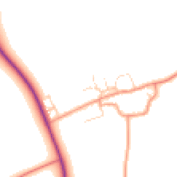 Daytime road noise heatmap for OX17 1RA