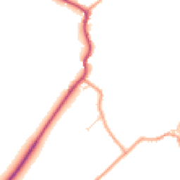 Daytime road noise heatmap for OX17 1RS