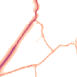 Daytime road noise heatmap for OX17 1RT