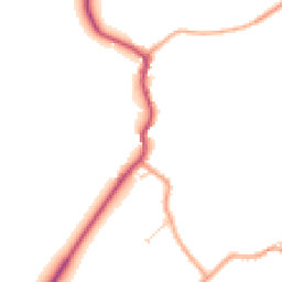 Daytime road noise heatmap for OX17 1SA