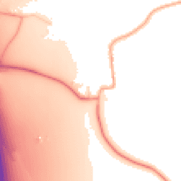 Daytime road noise heatmap for OX17 2AB
