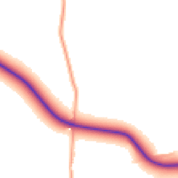 Daytime road noise heatmap for OX17 2BU