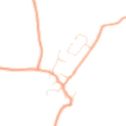 Daytime road noise heatmap for OX17 2ED