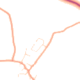 Daytime road noise heatmap for OX17 2EH