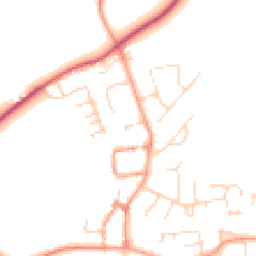 Daytime road noise heatmap for OX17 2GS