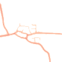Daytime road noise heatmap for OX17 2JB