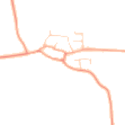 Daytime road noise heatmap for OX17 2JE