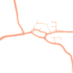 Daytime road noise heatmap for OX17 2JN