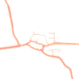 Daytime road noise heatmap for OX17 2JP