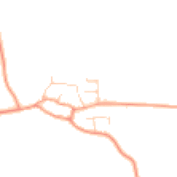 Daytime road noise heatmap for OX17 2JZ
