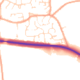 Daytime road noise heatmap for OX17 2LH