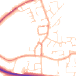 Daytime road noise heatmap for OX17 2NR