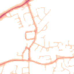Daytime road noise heatmap for OX17 2NY