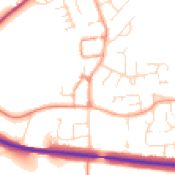 Daytime road noise heatmap for OX17 2PB