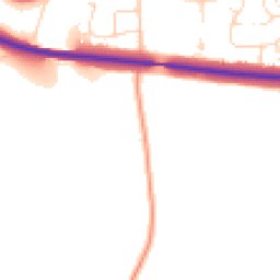 Daytime road noise heatmap for OX17 2PH