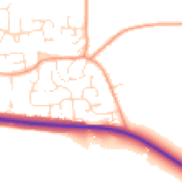 Daytime road noise heatmap for OX17 2QD