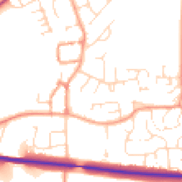 Daytime road noise heatmap for OX17 2QG