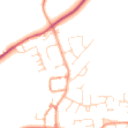 Daytime road noise heatmap for OX17 2QS