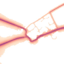 Daytime road noise heatmap for OX17 3AJ