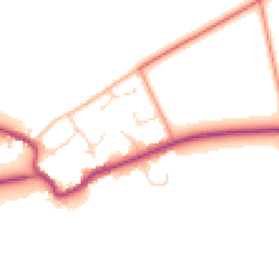 Daytime road noise heatmap for OX17 3AZ