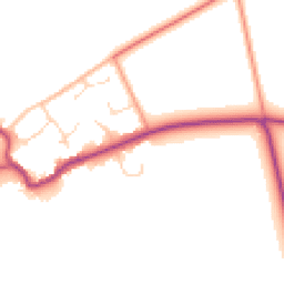 Daytime road noise heatmap for OX17 3BA