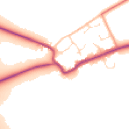 Daytime road noise heatmap for OX17 3BJ