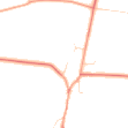 Daytime road noise heatmap for OX17 3DW