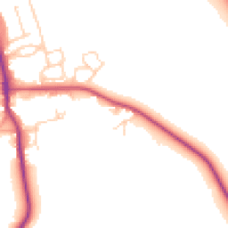 Daytime road noise heatmap for OX17 3FB
