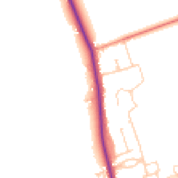 Daytime road noise heatmap for OX17 3FH