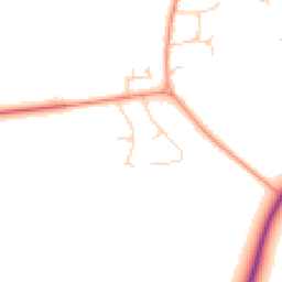 Daytime road noise heatmap for OX17 3FP