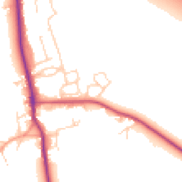 Daytime road noise heatmap for OX17 3FQ
