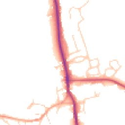 Daytime road noise heatmap for OX17 3FY