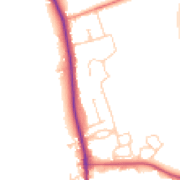 Daytime road noise heatmap for OX17 3HR