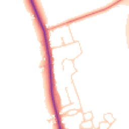 Daytime road noise heatmap for OX17 3HS