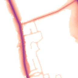 Daytime road noise heatmap for OX17 3JE