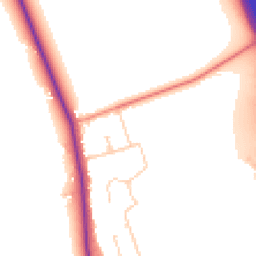 Daytime road noise heatmap for OX17 3JF