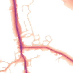 Daytime road noise heatmap for OX17 3JT