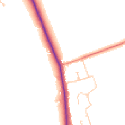 Daytime road noise heatmap for OX17 3LE