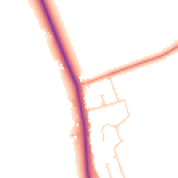 Daytime road noise heatmap for OX17 3LH