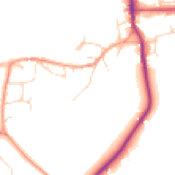 Daytime road noise heatmap for OX17 3LP