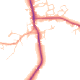 Daytime road noise heatmap for OX17 3NF