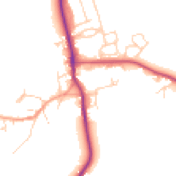 Daytime road noise heatmap for OX17 3NG