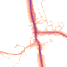 Daytime road noise heatmap for OX17 3NN