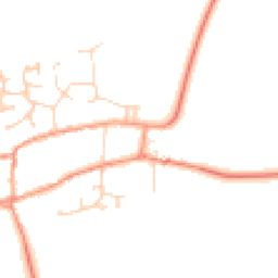 Daytime road noise heatmap for OX17 3PT