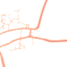 Daytime road noise heatmap for OX17 3PU