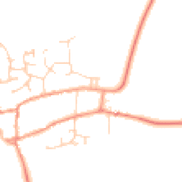 Daytime road noise heatmap for OX17 3PY