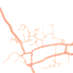 Daytime road noise heatmap for OX17 3QX